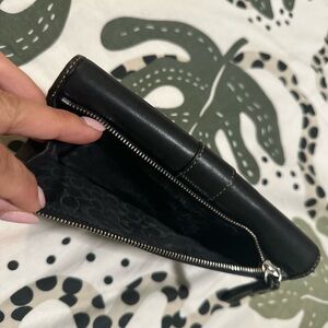 Used leather coach wallet